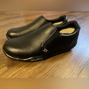 Kuru Kivi Shoes Women Size 8.5 Black Slip On Loafer Comfort Leather Casual
